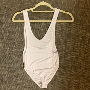 White tank top body suit